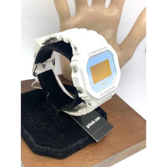 Casio G-Shock Men's Watch DW5600TL-7 Beach Time 43mm White Rubber Strap 3525 - Picture 2 of 14